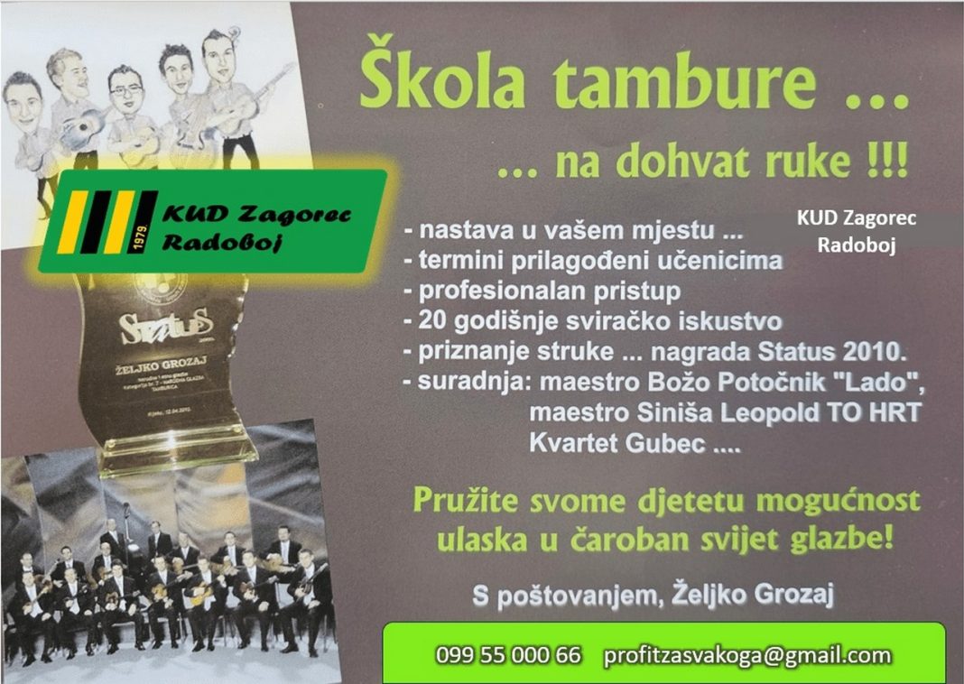 Škola tambure Radoboj