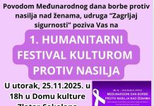 U Zlataru Festival “Kulturom protiv nasilja”
